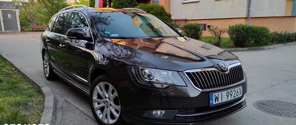 Skoda Superb cena 60000 przebieg: 155285, rok produkcji 2015 z Warszawa małe 67